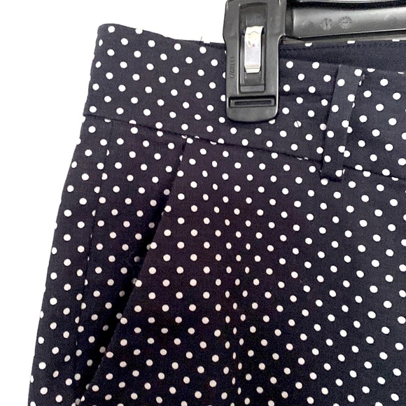 Ann Taylor Cambridge Corp Navy White Polka Dot, Size 10 - Picture 3 of 8